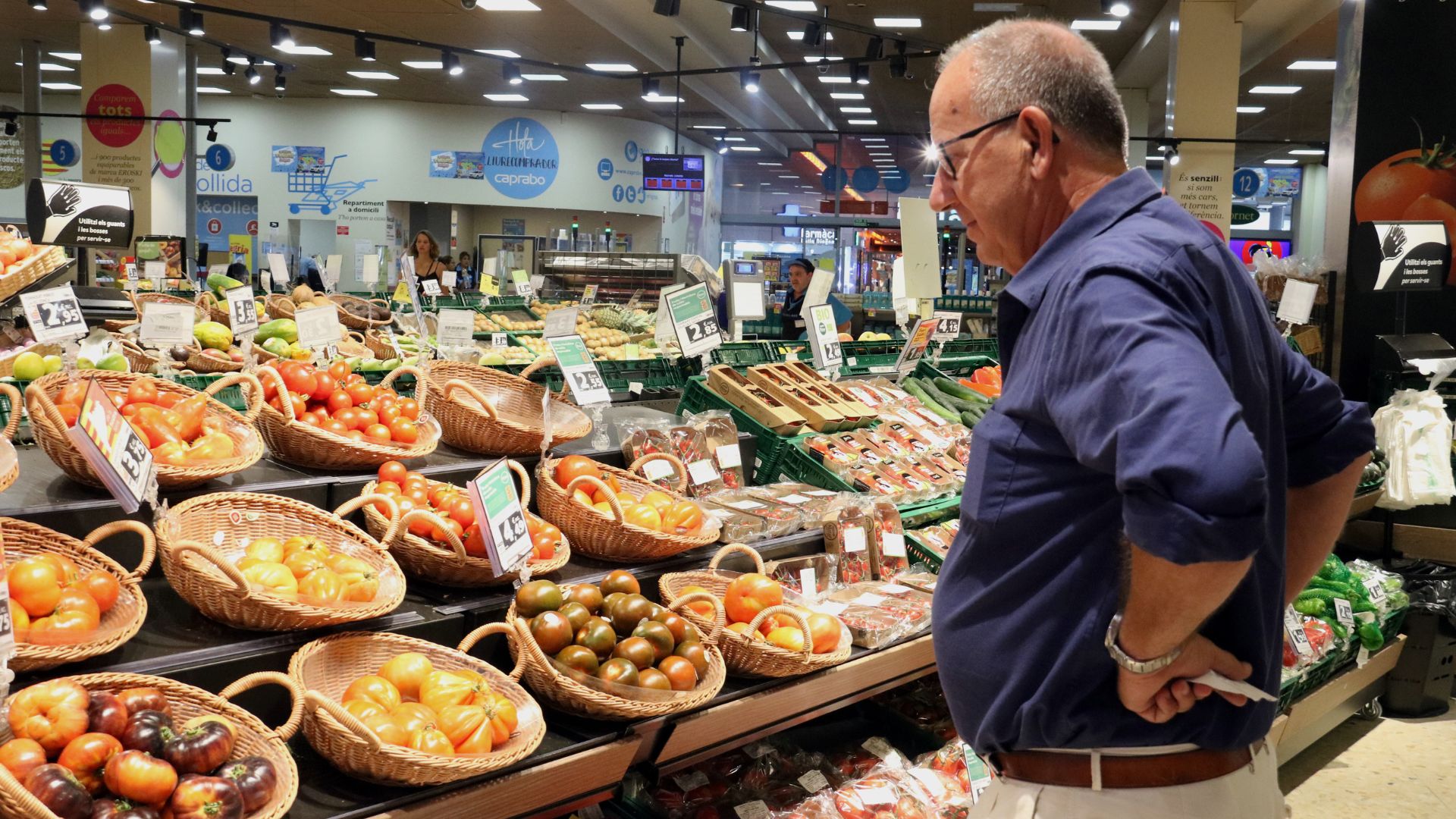 Cistell de la compra, imatge d’arxiu vinculada a la informació dels Bonus Consum